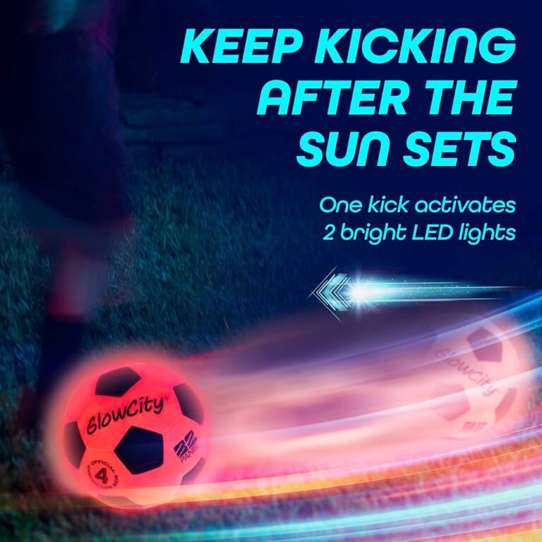 GlowCity Glow in The Dark Soccer Ball