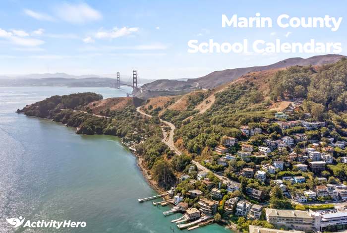 marin county school district calendars